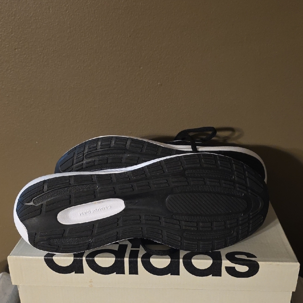 Adidas Black and White Athletic Shoes - Picture 2 of 5
